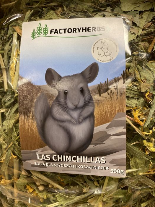 Zioła dla szynszyli i koszatniczek 500g factoryherbs czynne do 20:00