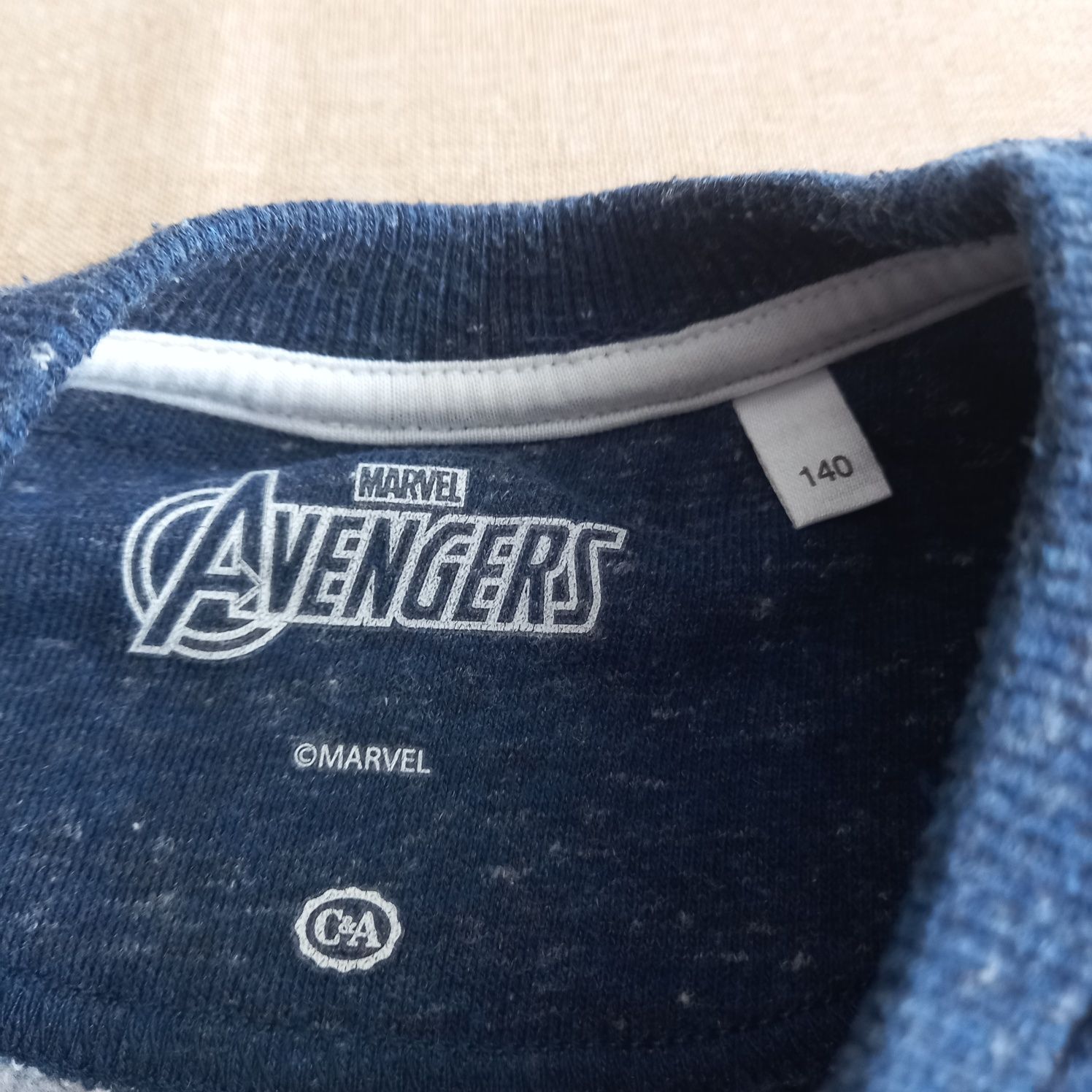 Bluza chłopięca, Avengers, C&A, odwracane cekiny, r. 140