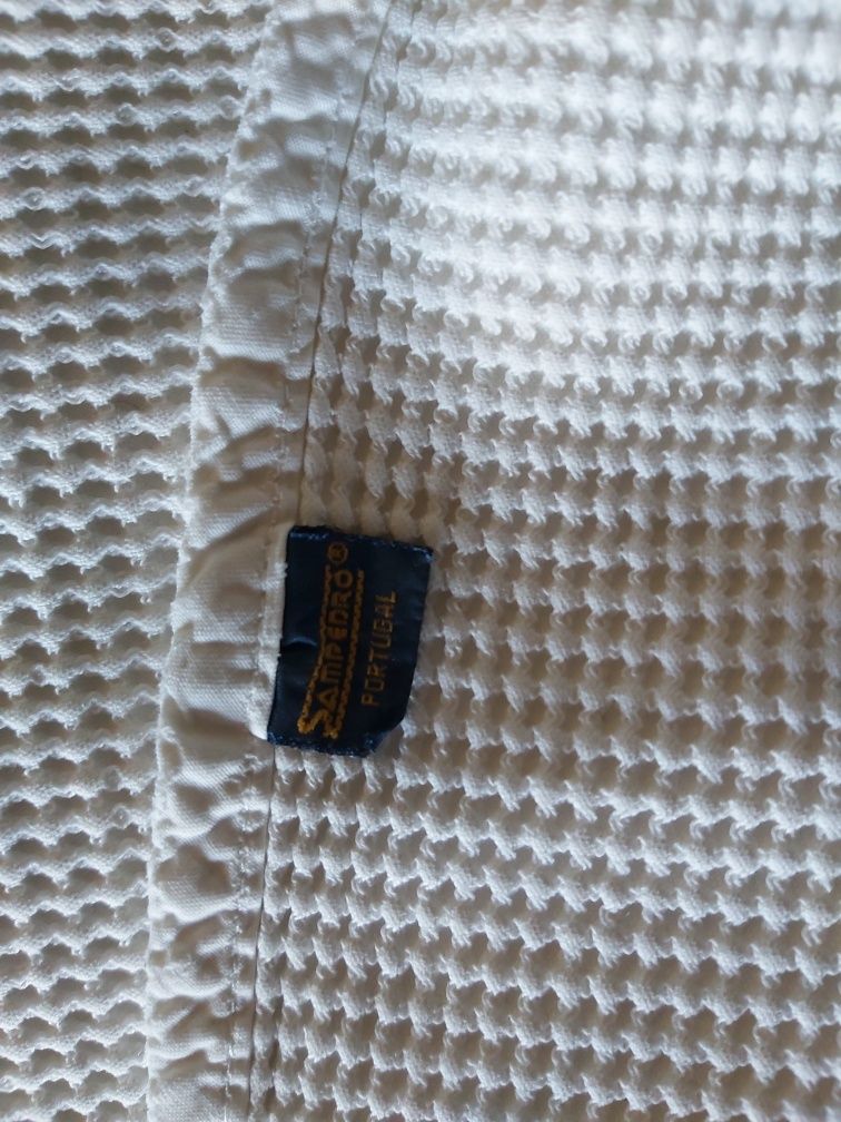 Biały ręcznik 95 cm x 160 cm portugalska bawełna