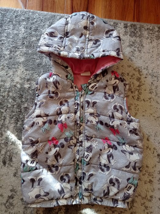 Bezrękawnik dla dziewczynki w rozmiarze 86 z motywem Myszki Miki