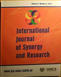 International Journal of Synergy and Research - stan idealny