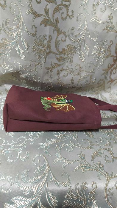 Дитяча сумка шоппер, машинна вишивка