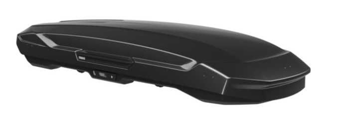 Caixa de tejadilho XXL THULE Motion 3 preto brilhante 450 L baixa