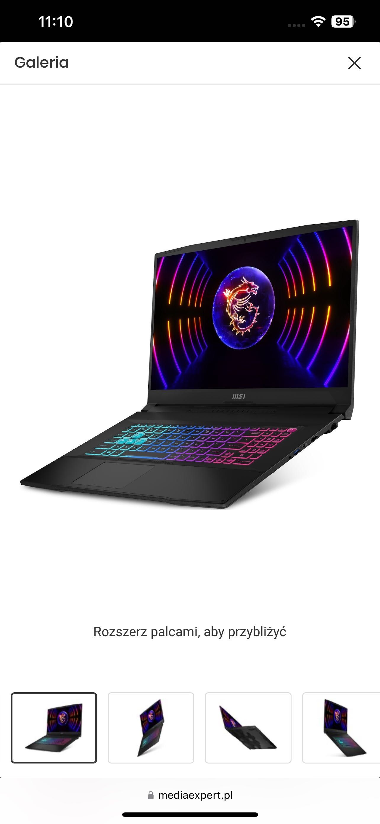 Laptop MSI Katana 17/ ZAMIANA ZA IPHONE 15 PRO