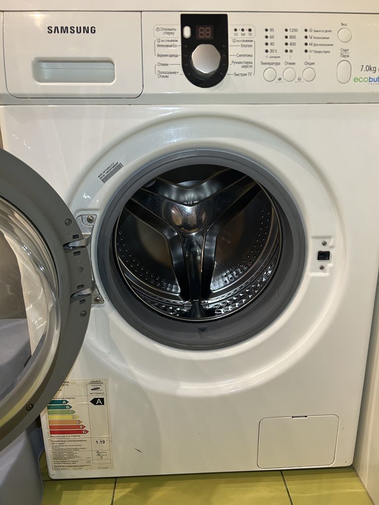Стиральная Машина 7кг Самсунг Samsung ecobubble WF1702WCC