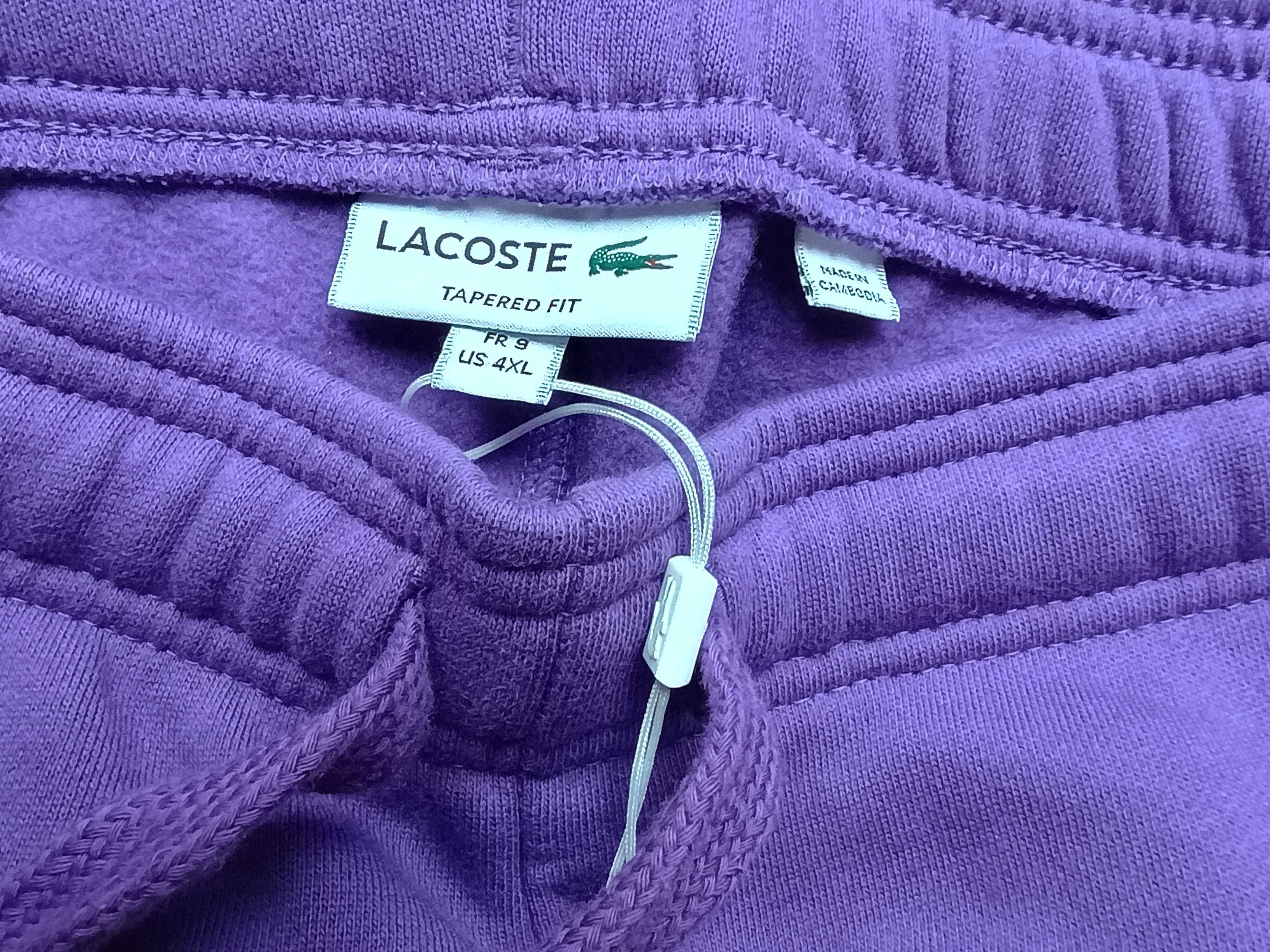 Lacoste Nowe z metką męskie spodnie dresowe Sport Fleece XH5528