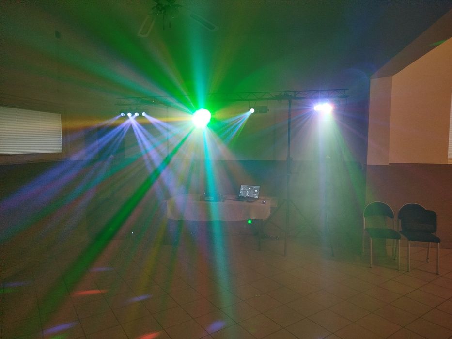 Wynajem nagłośnienia, oświetlenia oraz wytwornic dymu i baniek