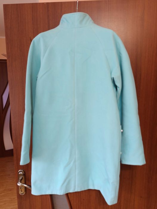 Кашемірове пальто м'ятного кольору 46 р