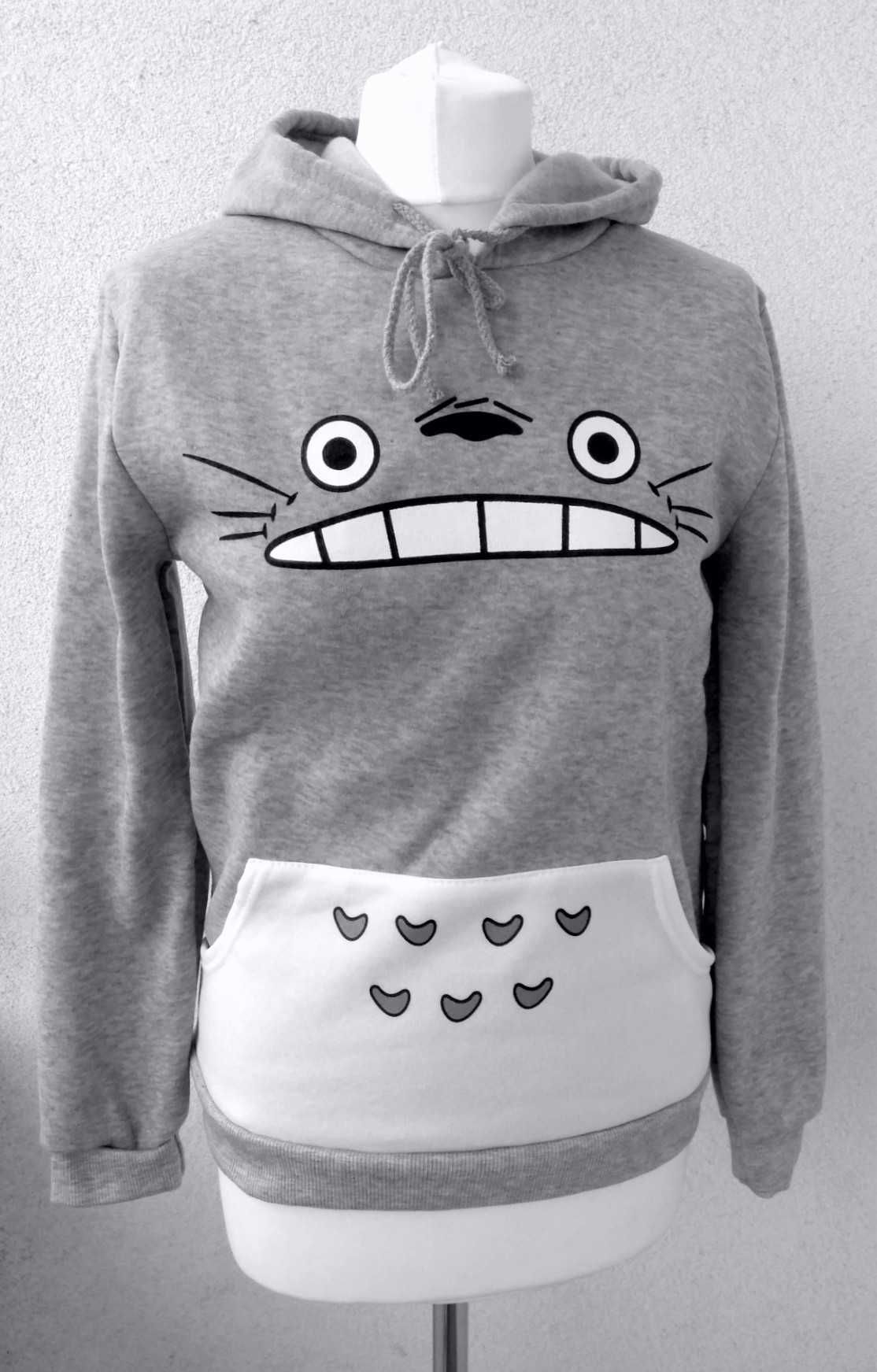 Bluza Totoro anime manga szara ocieplana Rozmiar: L