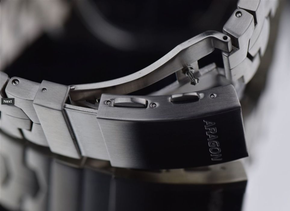 Часы ARAGON Virtuoso TITANIUM Ceramic Sapphire Automatic 44 mm 1000MT