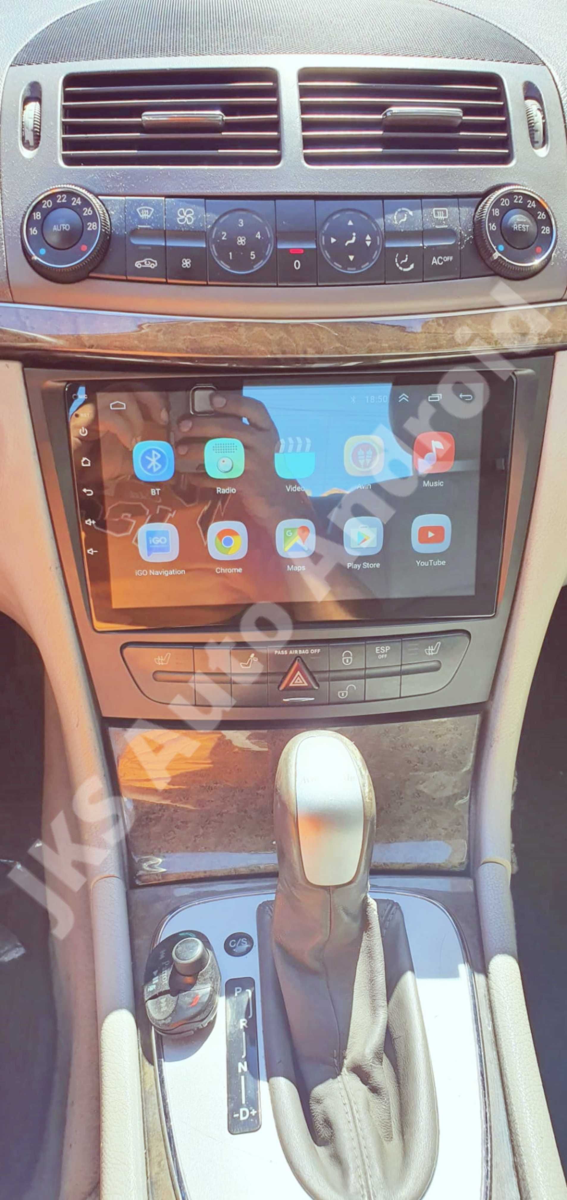 AutoRadio Mercedes W211  Android 13 Carplay Android Auto/Montagem