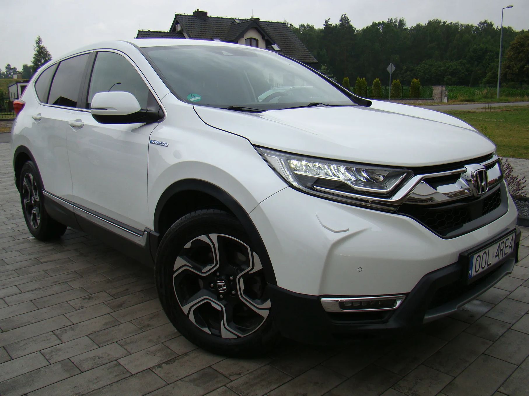Honda CR-V Hybryda Lampy LED Kamera Cofania Aktywny Tempomat Keyless Serwis ASO