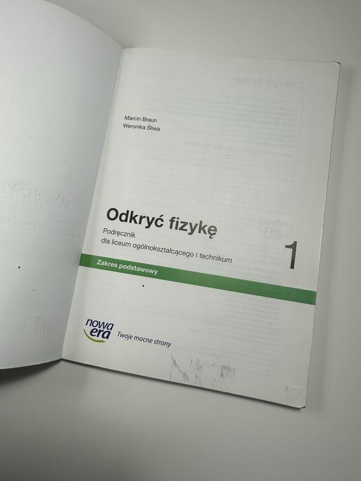 podręcznik odkryć fizykę 1 nowa era