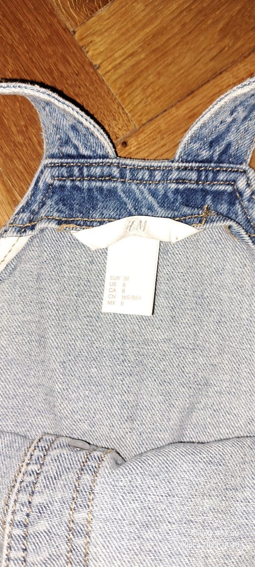 Sukienka midi jeansowa H&M rozmiar 38