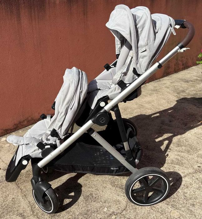 Carrinho Cybex Gaselle S + 2Assentos + 2Cadeiras auto (ovos)