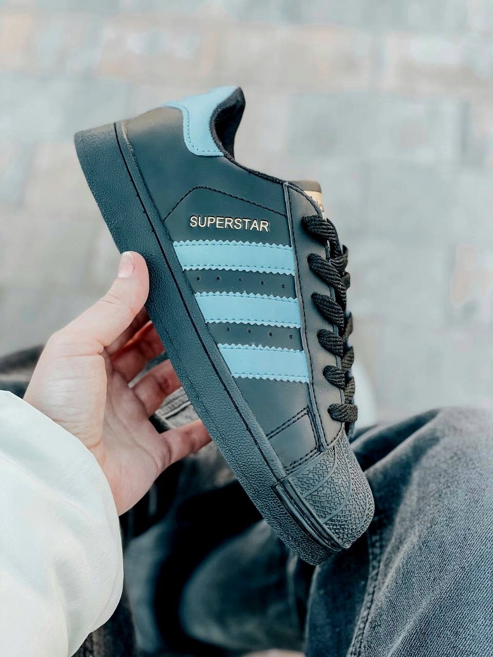 Кеды Adidas Superstar кожа, adidas superstar, адидас суперстар чорные