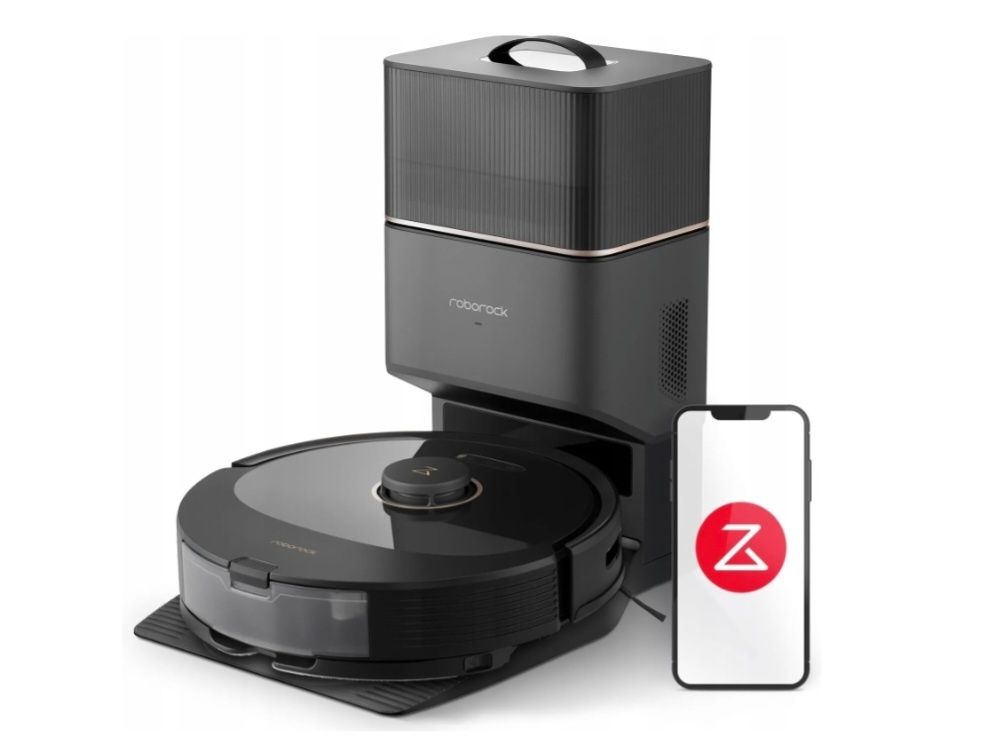 Nowy Robot Roborock Q8 Max+ Czarny Odkurzacz Sprzątający ŁÓDŹ