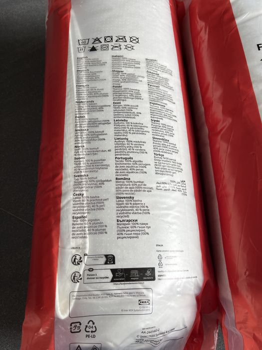 Kołdra ikea 150/200 bardzo ciepła puchowa