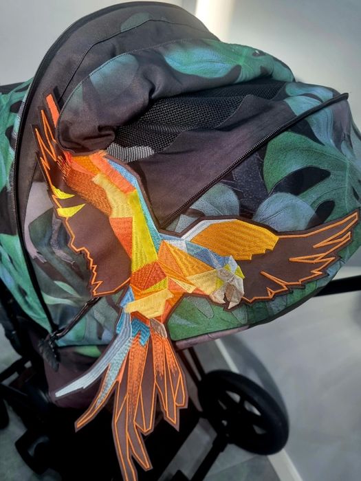 Wózek cybex Gondola, spacerówka, nosidełko - Zestaw Cybex priam birds