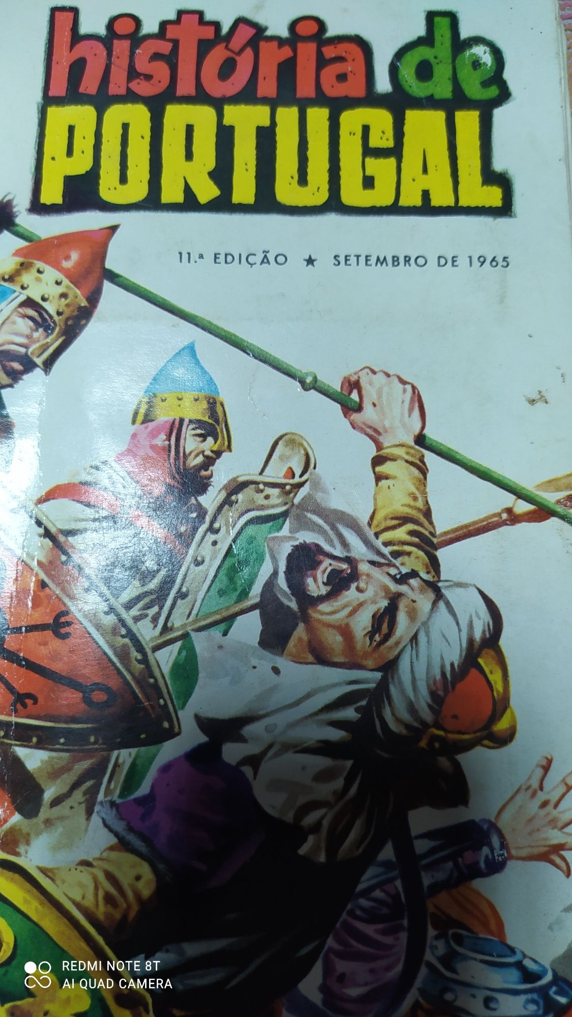 Caderneta completa de cromos história de Portugal