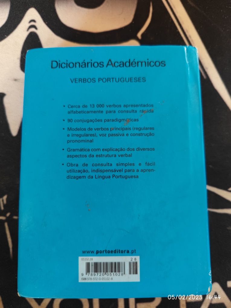 Dicionário verbos portugueses