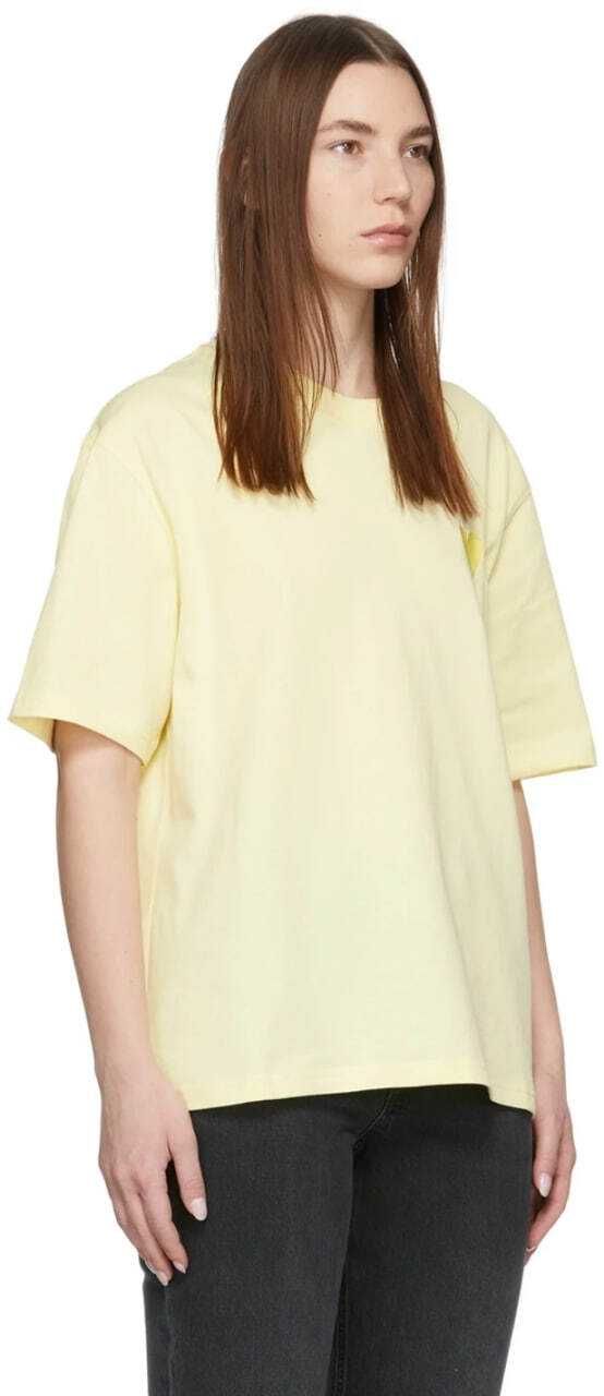 Футболка AMI ALEXANDRE MATTIUSSI Ami de Coeur T-Shirt Yellow