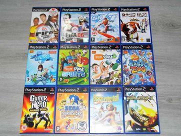 Gry PS2 Fifa Play Astro Zoo Singstar Spongebob Malice L.A. Rush