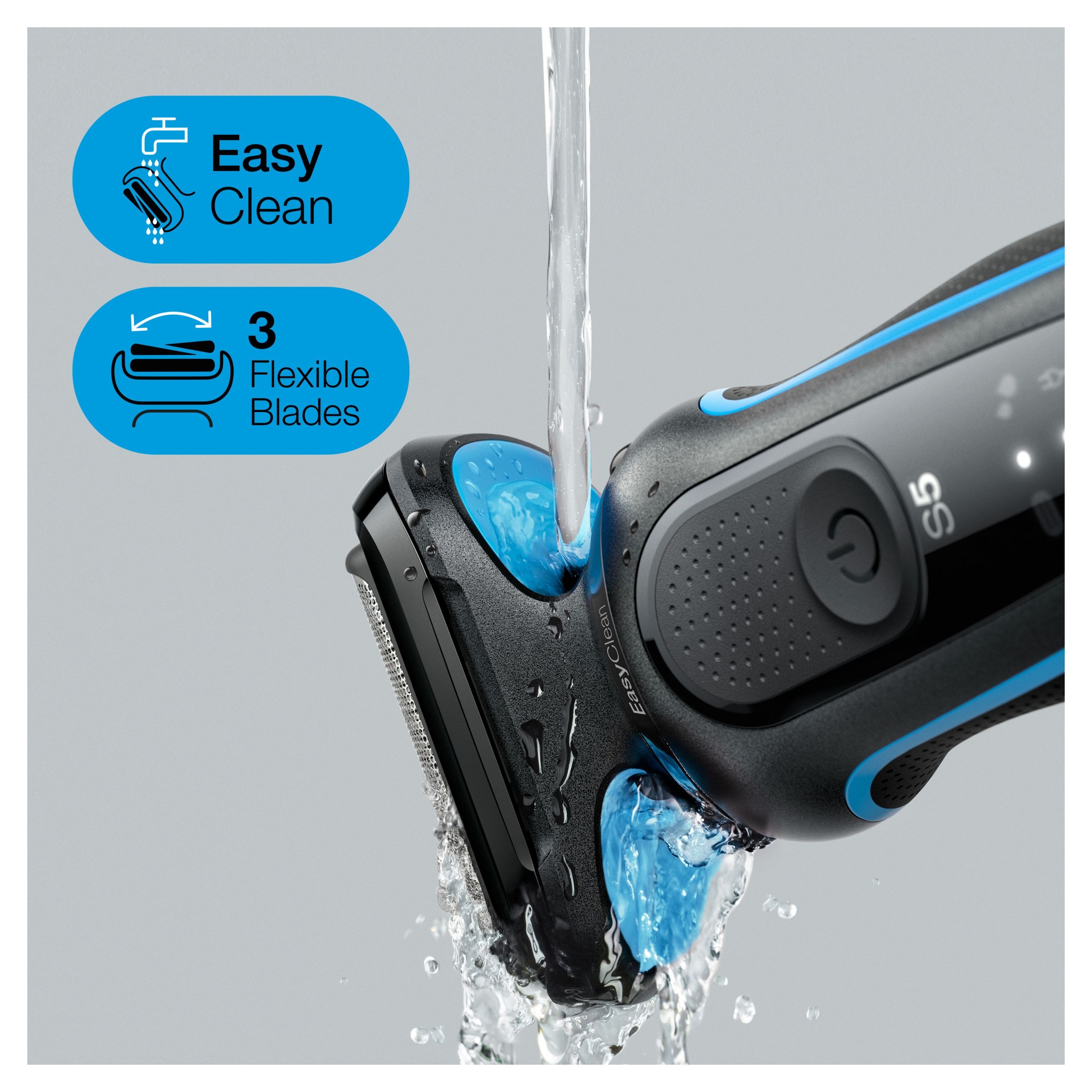 Golarka Braun Series 5 51-B1000S Wet & Dry Niebieska