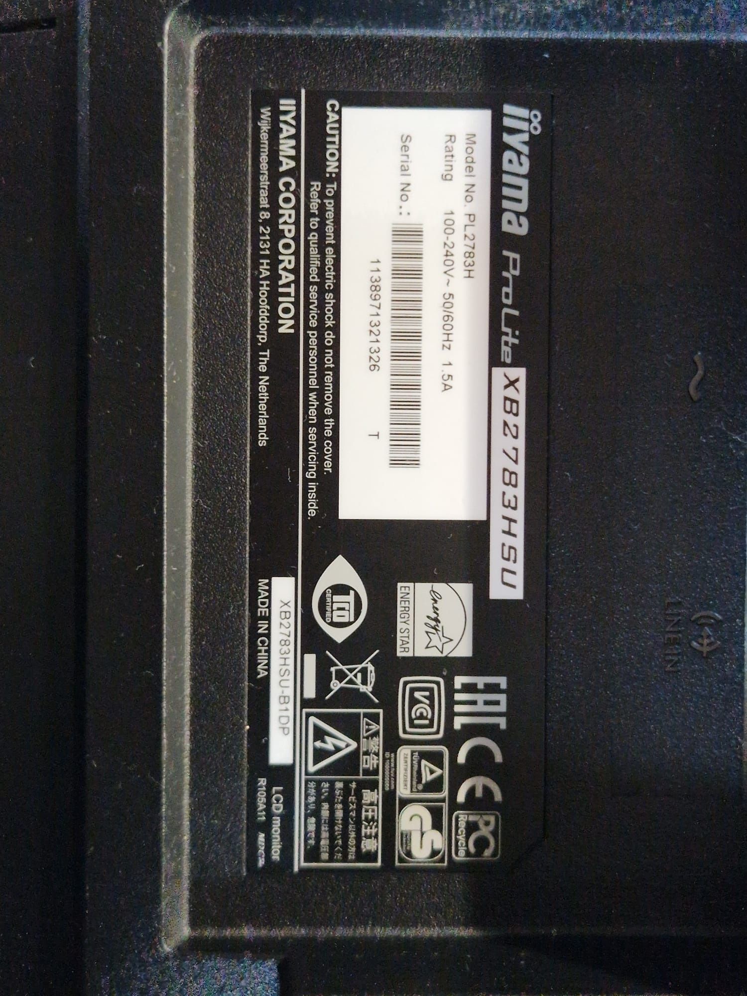 Monitor IYAMA pro lite