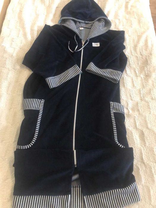 Жіночий велюровий демісезоний халат р 52-54