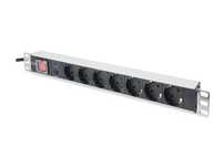 Блок розеток DIGITUS 19" DN-95403 на 7 розеток 1U