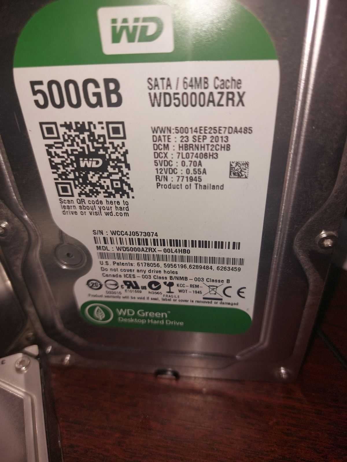 Жорсткий диск (жесткий диск) 500 ГБ(GB) 3,5" для компьютера WD,Seagate