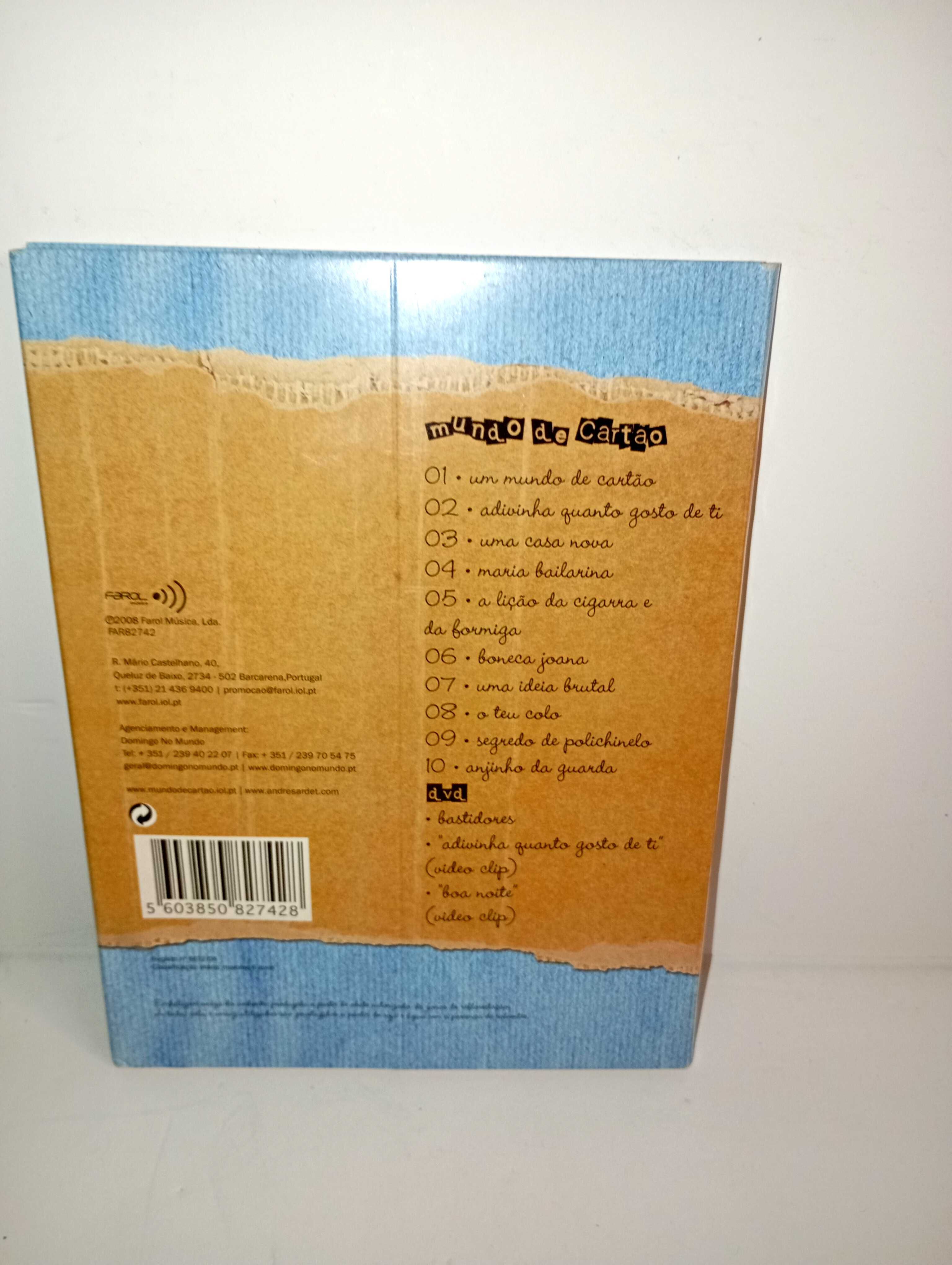 Cd e DVD - Mundo de cartão