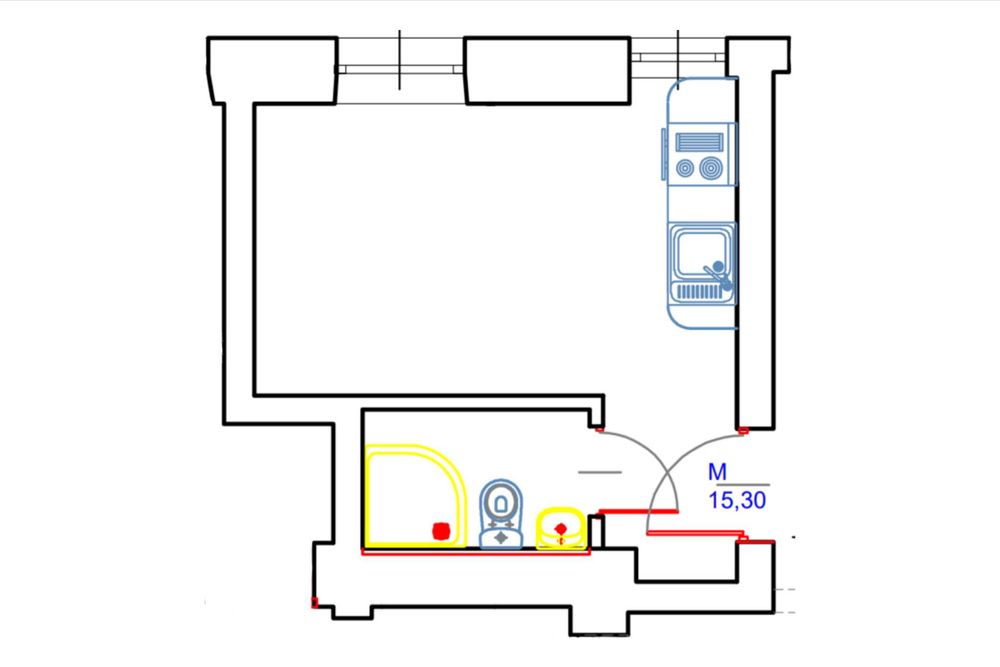 Kawalerka 15,30 m² | Limanowskiego | odnowiony budynek | bez prowizji