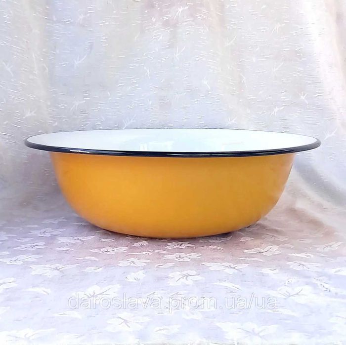 Таз (миска) емальований Idilia (9 л) в асортименті, НОВІ!