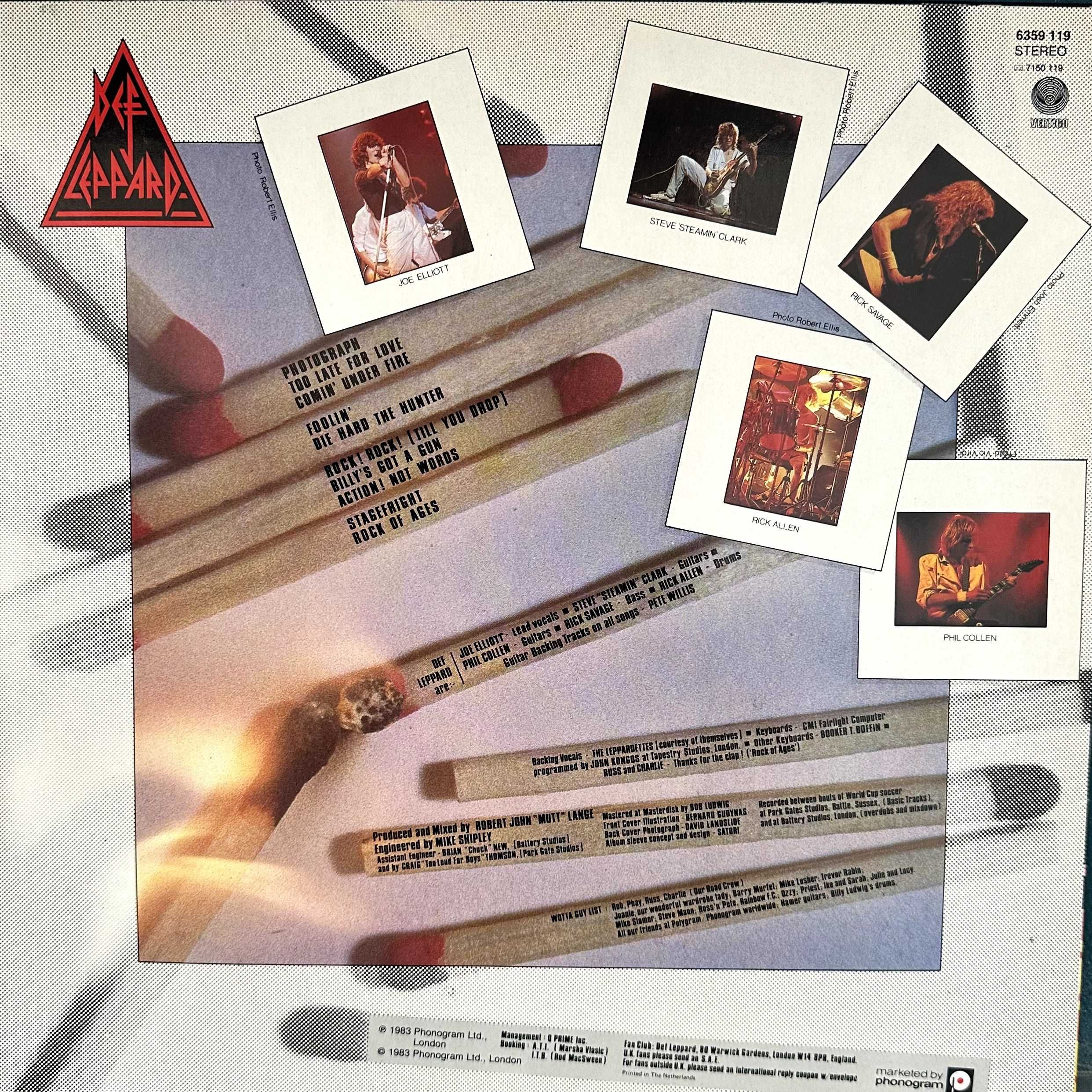 Def Leppard - Pyromania (Vinyl, 1983, Germany)