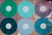 Techno dj vinyl цветные техно виниловые пластинки 5 штук Deep Techno