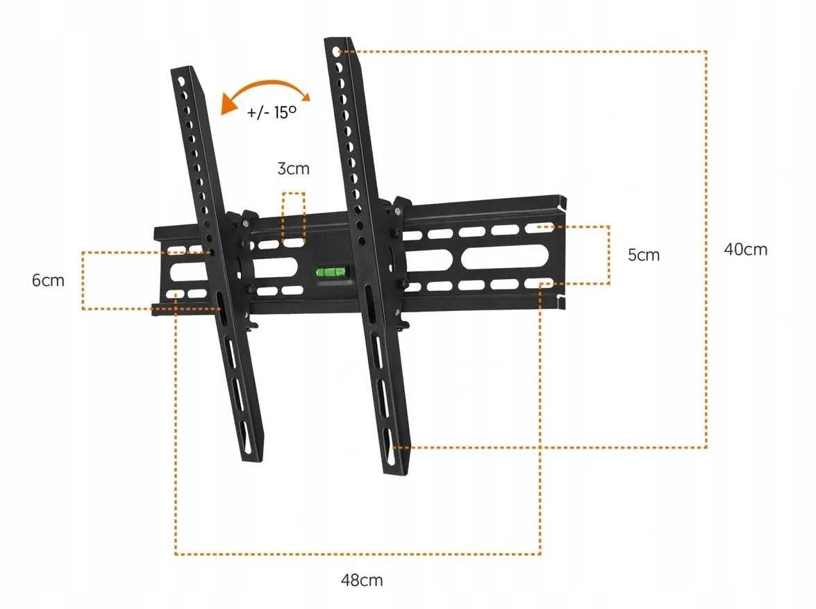 UCHYLNY uchwyt do telewizora 55 50 49cali z regulacją TV TYLKO WYSYŁKA