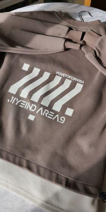 Стильний оверсайз світшот/кофта (унісекс) - Ідеально на ріст 155 см