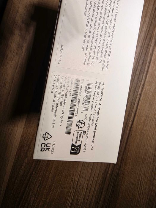 Apple Airpods Pro 2. eneracji (USB-C) MagSafe gwarancja do 08.12.2025