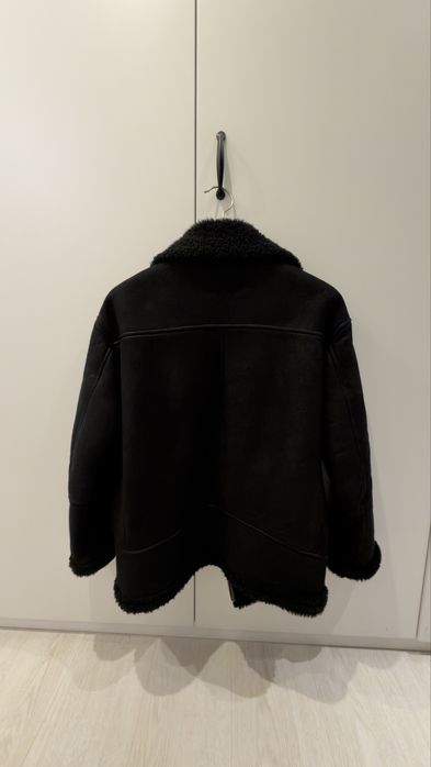 Брендовая итальянская дубленка авиатор