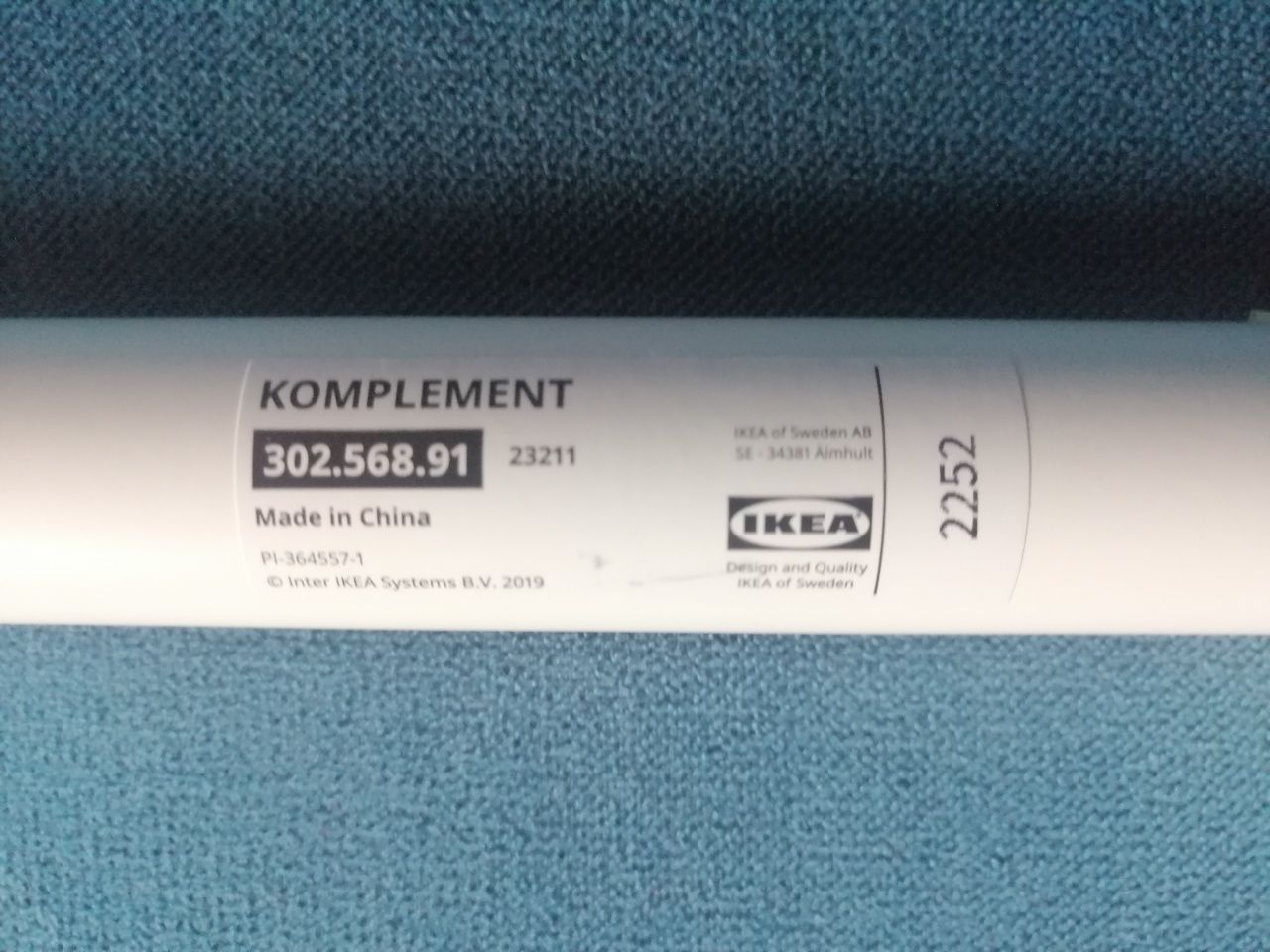 IKEA drążek komplement 100 cm biały