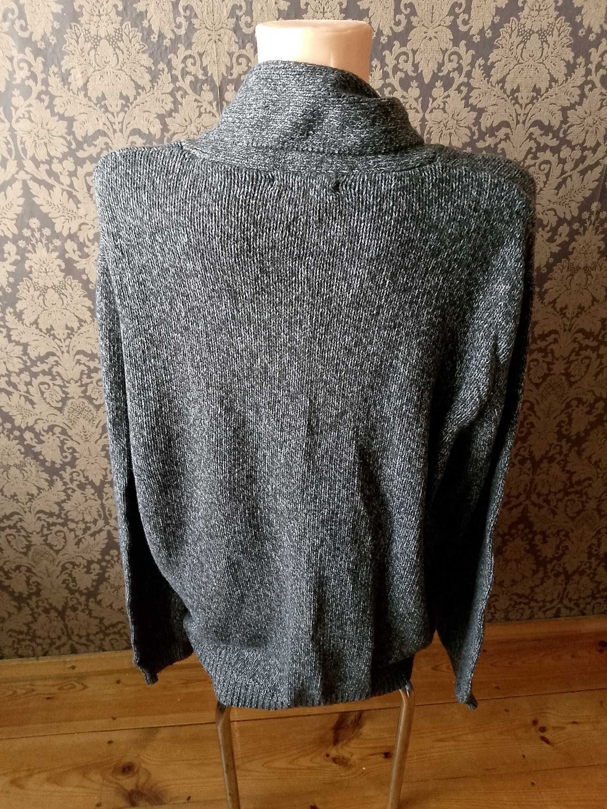 Szary męski gruby sweter xl Gap
