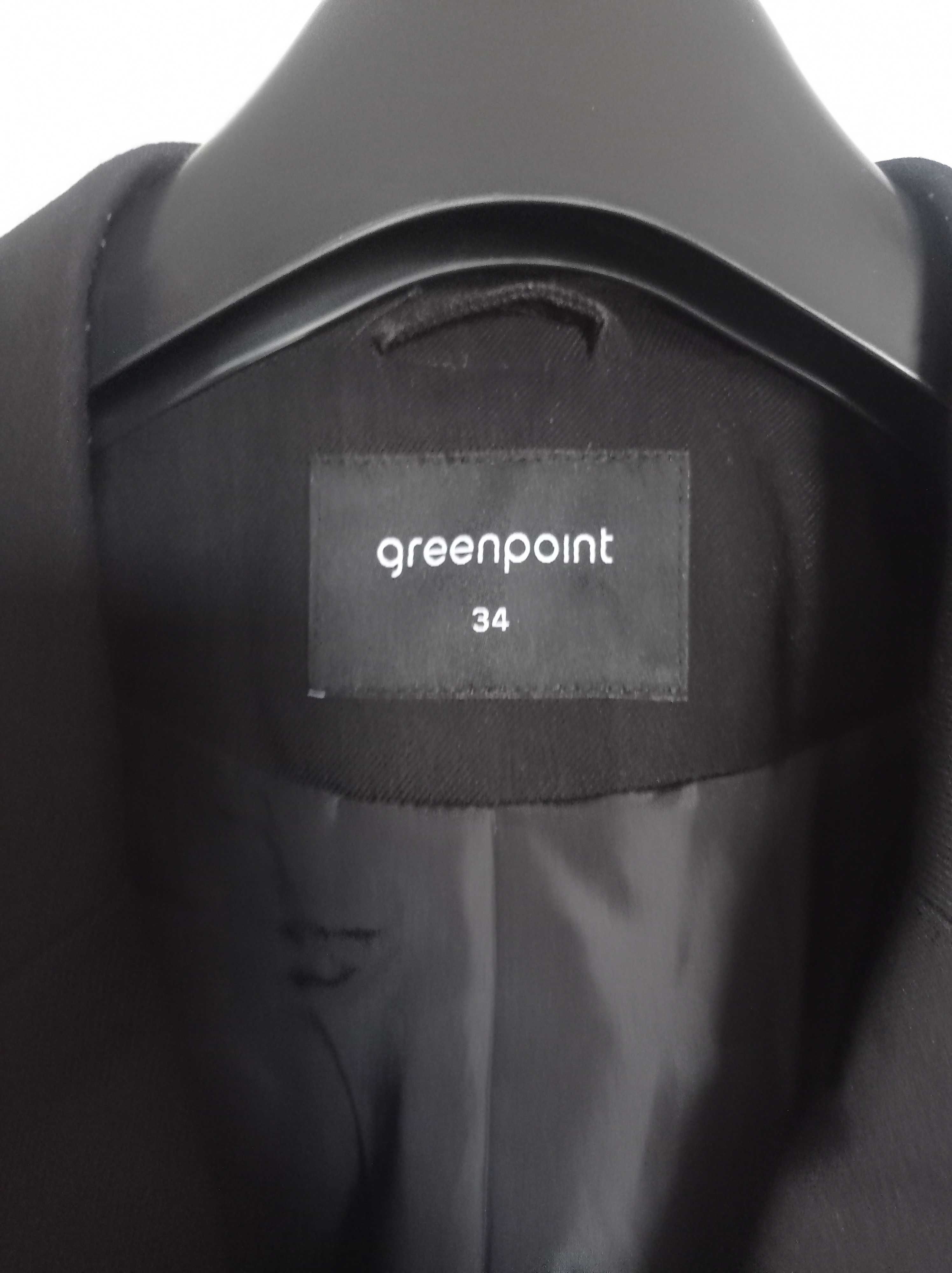 Czarny żakiet firmy Greenpoint rozmiar 34