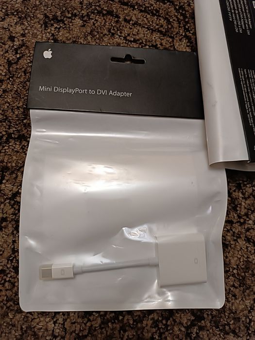 Переходник, адаптер mini DVI - DVI и mini DP - DVI