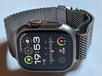 Apple Watch Ultra GPS + Cellular, 49 mm Titan, Bateria 100%, 3xopaski