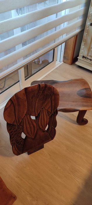 Cadeira africana de 3 pés