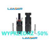 Leader Konektor Złącze SY-MC4-1-F  SOLARNY MĘSKI/ŻEŃSKI 4-6mm2- 15 Szt