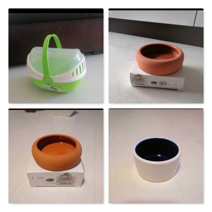 Alimentação e acessórios para roedores, peixes e aves MATERIAL NOVO