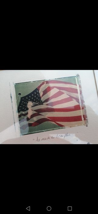 Quadro Star and Stripes / serigrafia